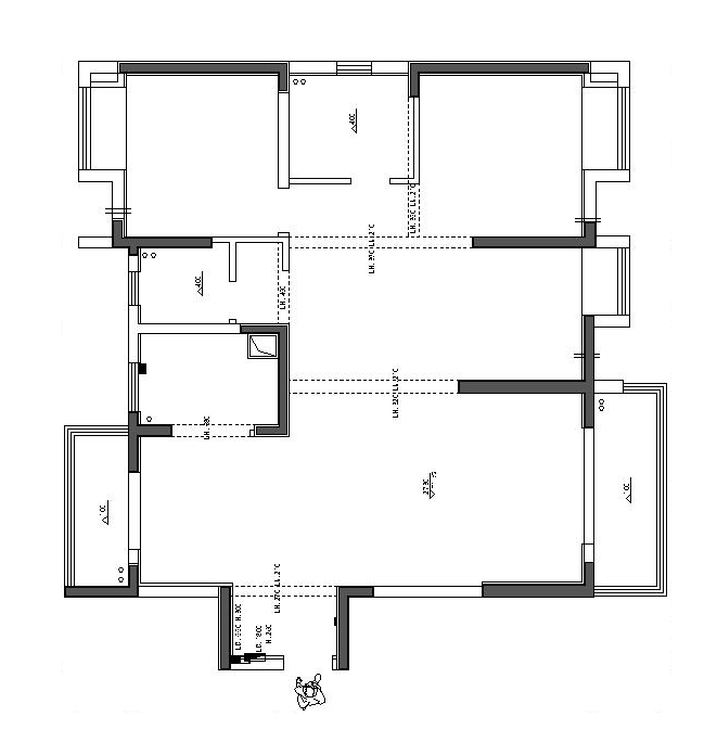 中建鉑公館現代風格實景裝修效果圖