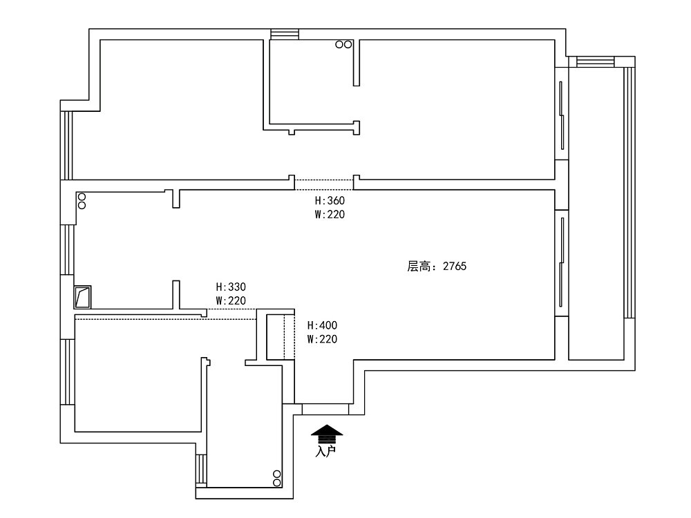 融創瀾岸120平現代風格裝修效果圖